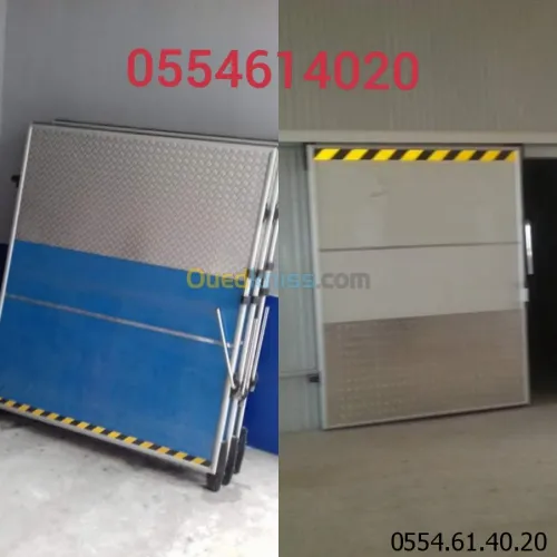 Fabrication portes chambres froide