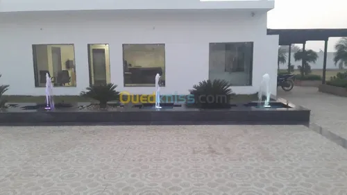  conception ,réalisation et rénovation de fontaine et jet d'eau clef en main  