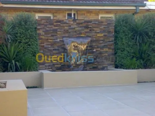  conception ,réalisation et rénovation de fontaine et jet d'eau clef en main  