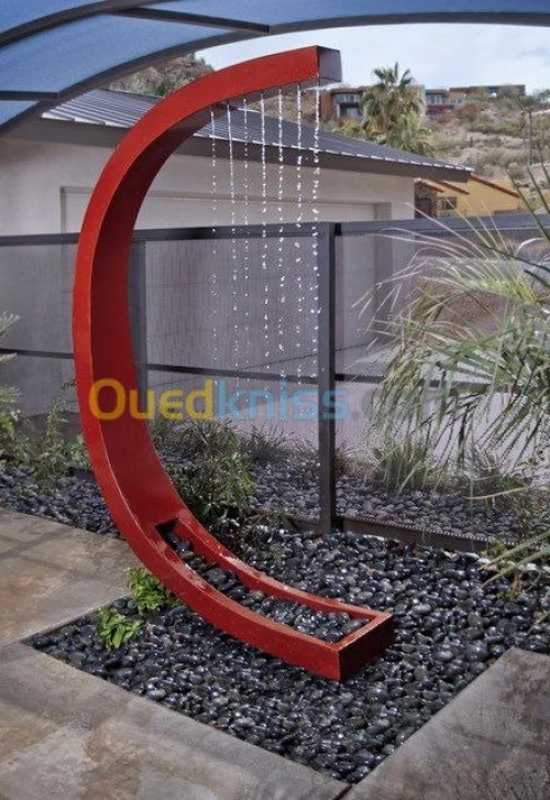  conception ,réalisation et rénovation de fontaine et jet d'eau clef en main  