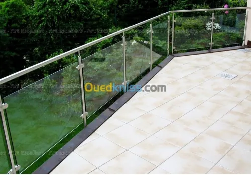 Rampe, Garde Corps, Main courante inox