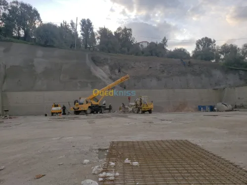Béton projeté 