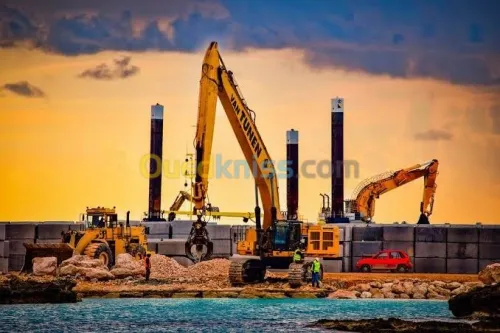 كراء آلات وعربات ورافعات