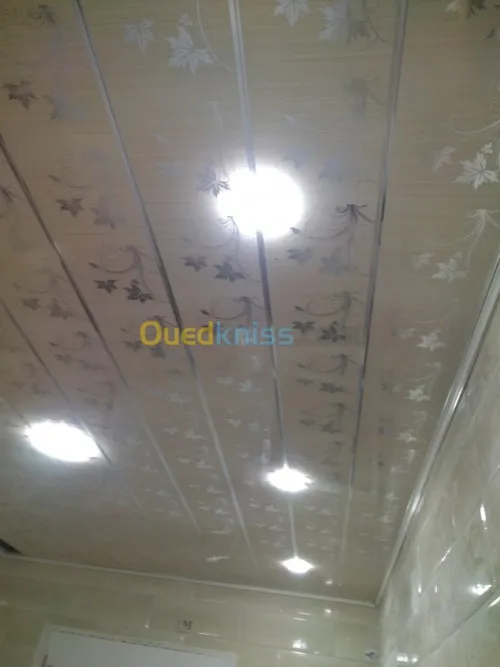 installation pvc plafond