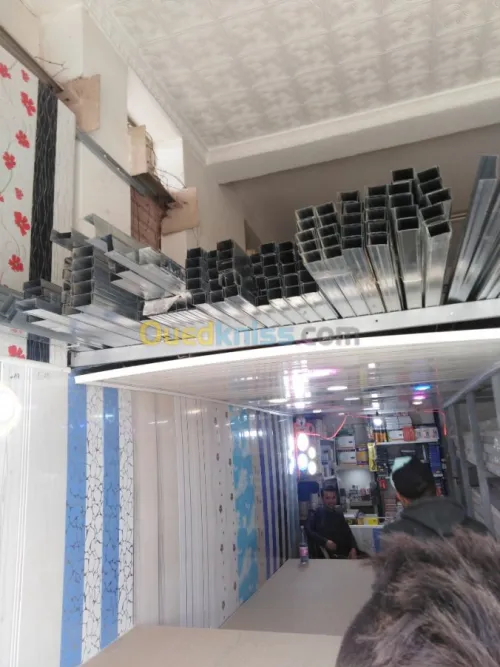 installation pvc plafond