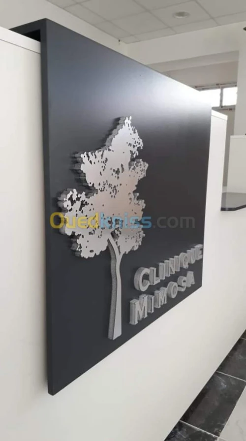 Fabrication comptoirs de reception