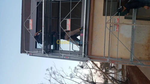 Revêtement façade mur rideau alucobond