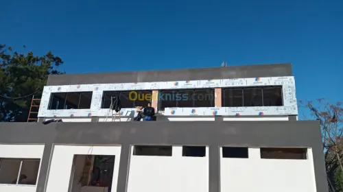 Revêtement façade mur rideau alucobond