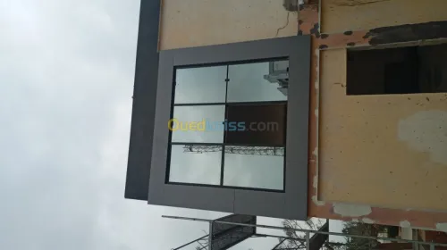 Revêtement façade mur rideau alucobond