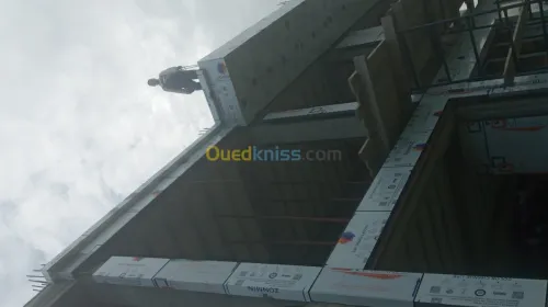 Revêtement façade mur rideau alucobond