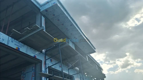 Revêtement façade mur rideau alucobond