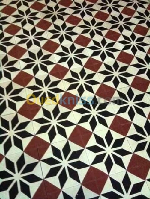 Carrelage artisanal comme d’epo 