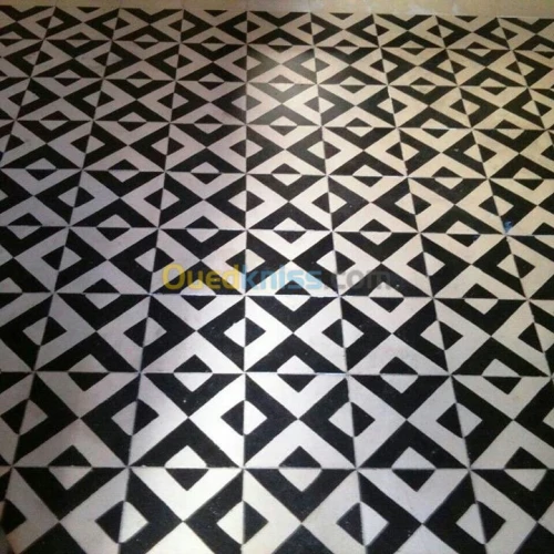 Carrelage artisanal comme d’epo 
