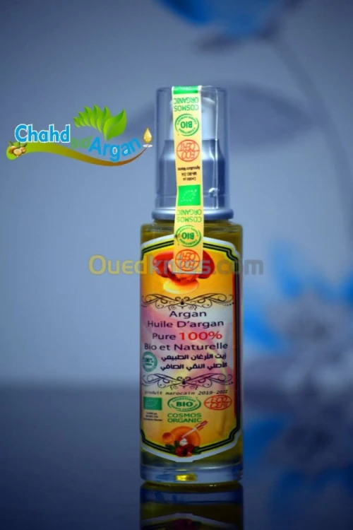 huile d'argan 100%naturelle bio pure
