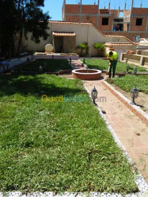 aménagement espace vert jardinage 