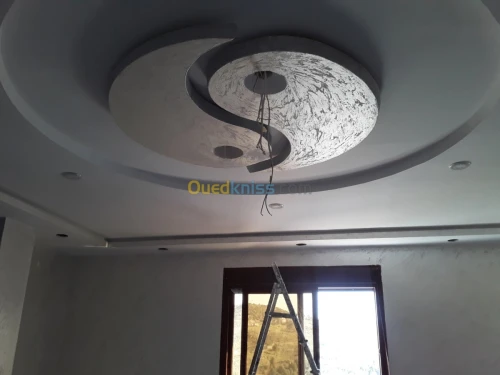 Traveau de platre decore