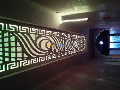 Traveau de platre decore