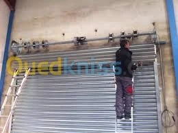rideaux métalliques electrique 