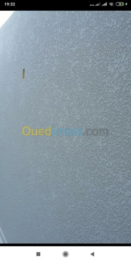 revêtement façade ..Enduit  monocouche