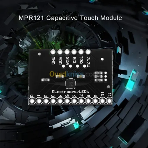Capteur tactile capacitif MPR121 ARDUINO