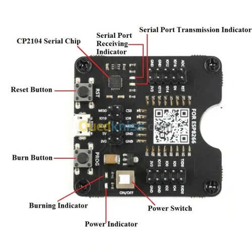carte programmation ESP8266 ET ESP32 ARDUINO