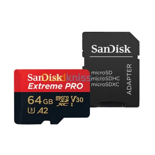 Carte mémoire Micro SD SanDisk Extreme Pro 64GB 128GB SDXC C10 U3 A2 V30 170MB/s