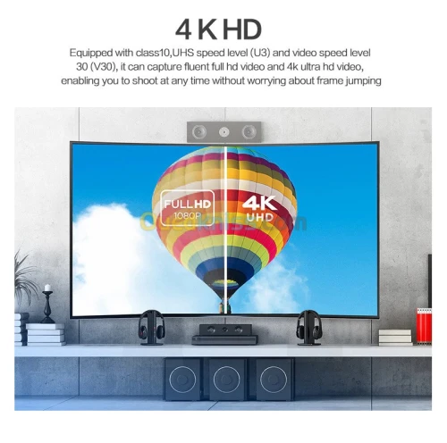 Carte mémoire Micro SD SanDisk Extreme Pro 64GB 128GB SDXC C10 U3 A2 V30 170MB/s