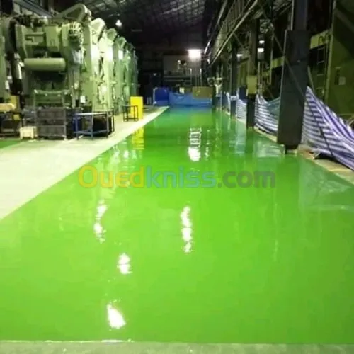 Application ressine epoxy 