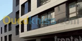 F/P façade ventilée en Terre cuite 