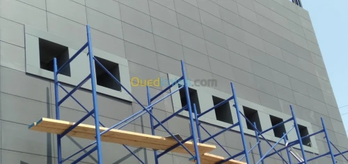 F/P façade ventilée en Terre cuite 