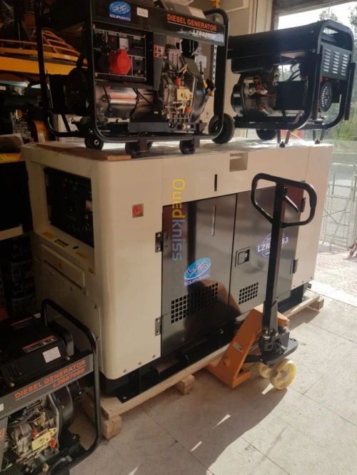 Groupe electrogene coudeuse cadreuse Cisaille compresseur a vis gerbeur electrique transpalet