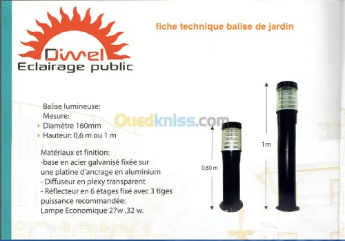 eclairage public et espace vert