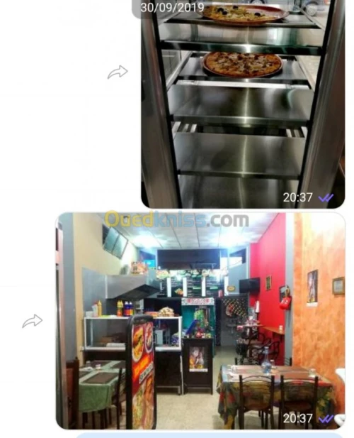 Vente matériel fast food 