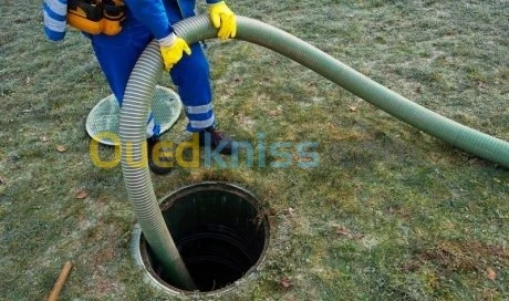 Débouchage  canalisation vidange fosse