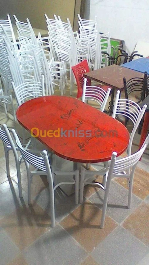 Fabrication les tables et chaises