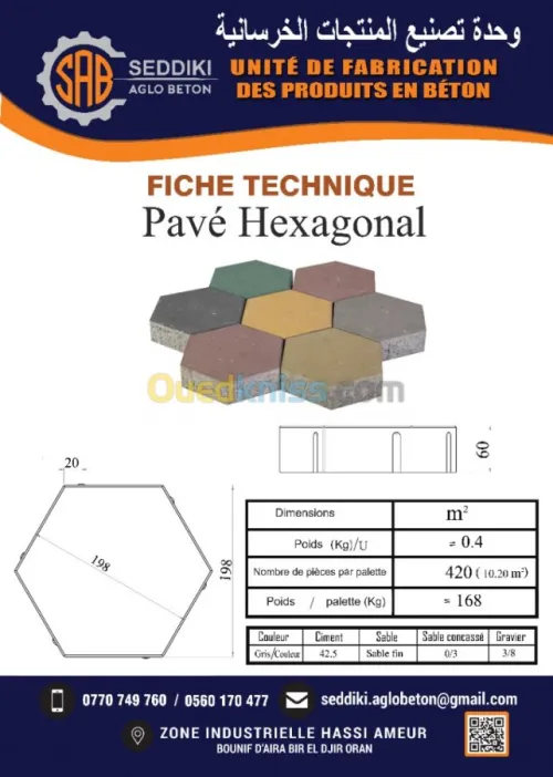  FABRICATION DES PRODUITS EN BETON