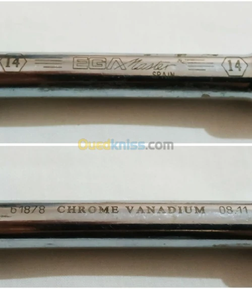 Lot de 7 clefs EGA MASTER Vanadium