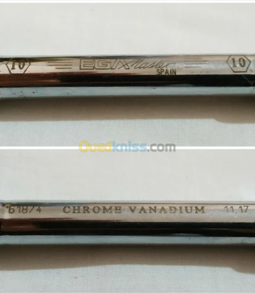 Lot de 7 clefs EGA MASTER Vanadium