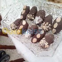 dattes fourrées au chocolat
