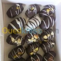 dattes fourrées au chocolat