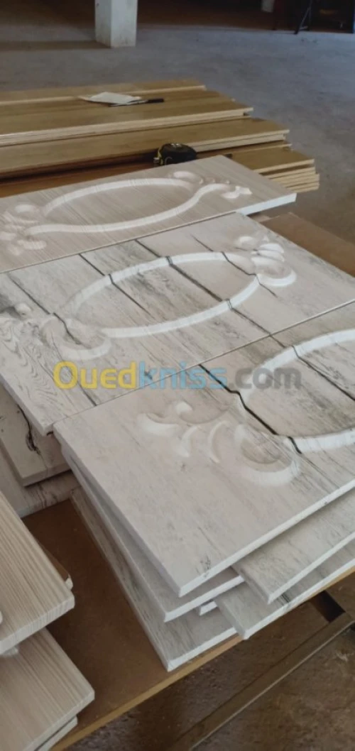 Placage PVC sur Mdf et bois
