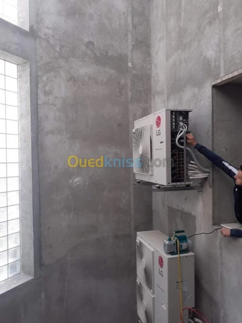 Clim centrale installation maintenance