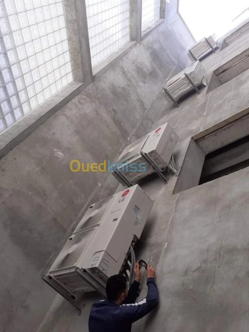 Clim centrale installation maintenance