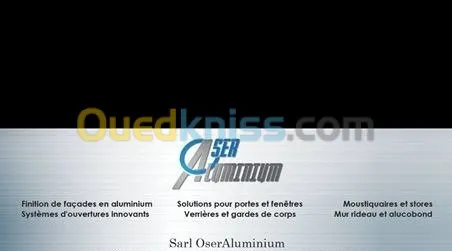 Menuiserie Aluminium  : Fenetre,Porte