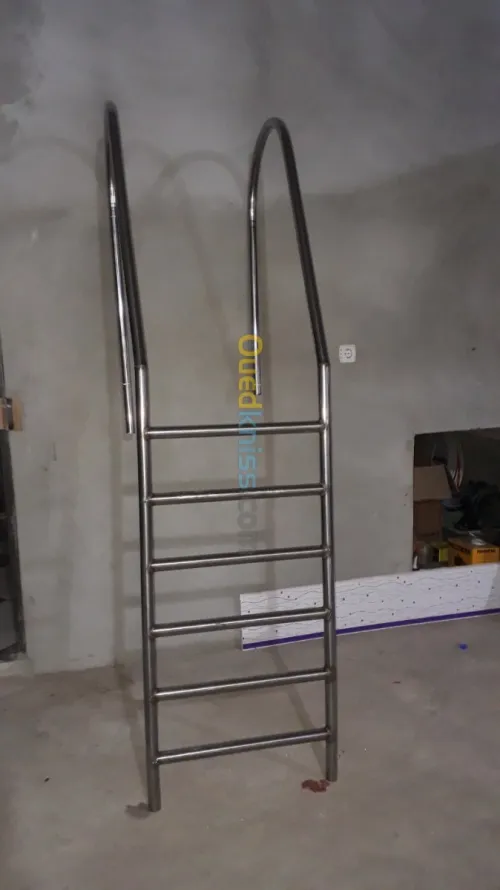 Rampe d'escalier en inox