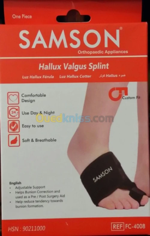 Attelle HALLUX VALGUS 