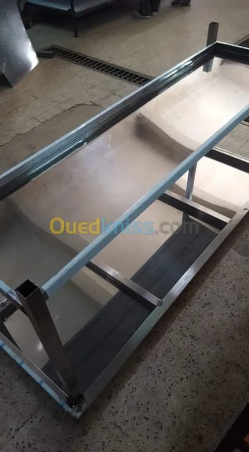 Table en inox 