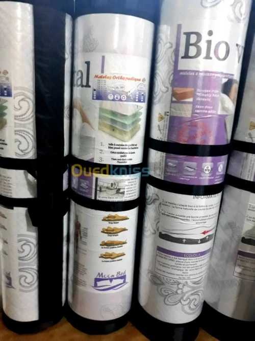 Matelas orthopédiques gros et détail 
