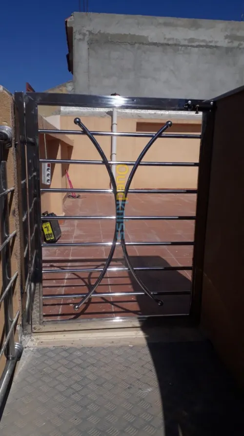Rampe d'escalier en inox 