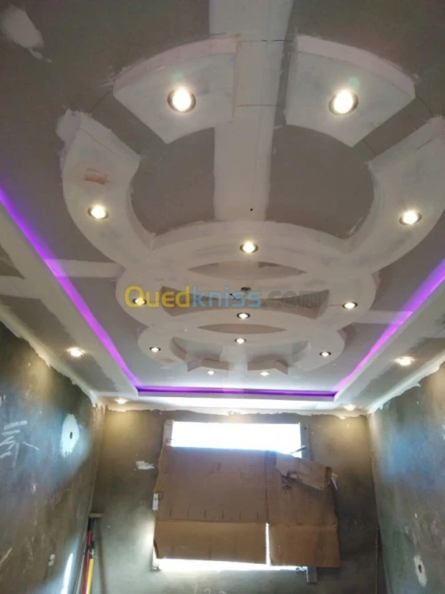 Déco placo plâtre, Pvc, forex, peintur